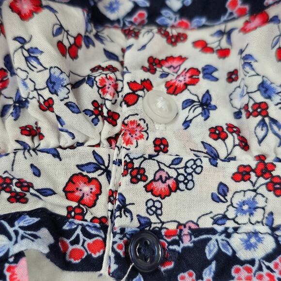 Janie and Jack Floral Sleeveless Tiered Top Infant 3-6 months - Picture 6 of 7